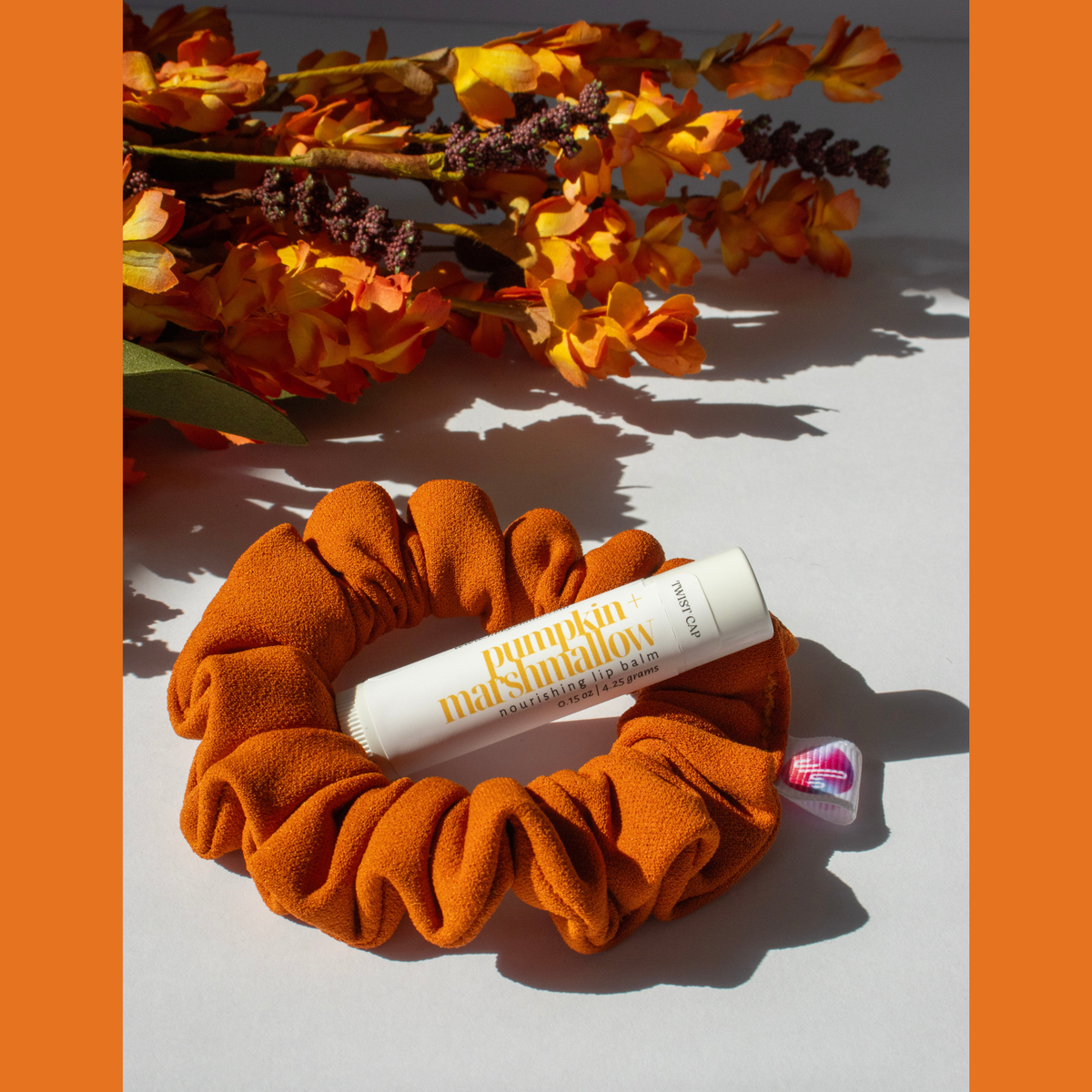 Fall Treats #2 (Scrunchie & Lip Balm)